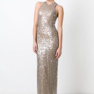 GALVAN 'Moonlight' racerback dress Sz 36